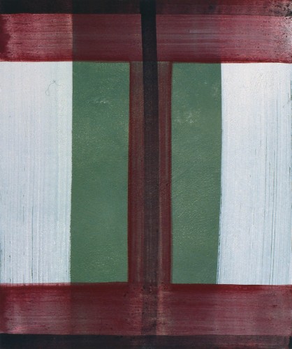 I, 1997 RG(2), Eitempera auf Spanplatte, 60 x 50 cm