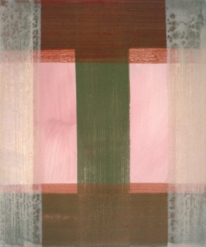 II, 1997 (1), Leimfarbe, Kasein- und Eitempera, 60 x 50 cm