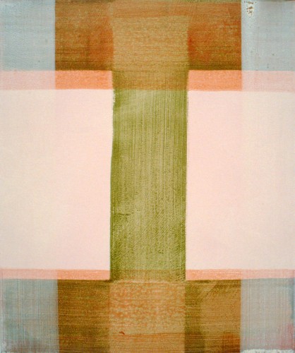II, 1997 (4), Leimfarbe, Kasein- und Eitempera, 60 x 50 cm