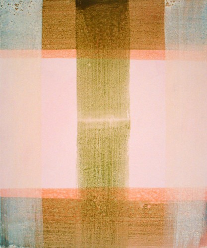 II, 1997 (5), Leimfarbe, Kasein- und Eitempera, 60 x 50 cm